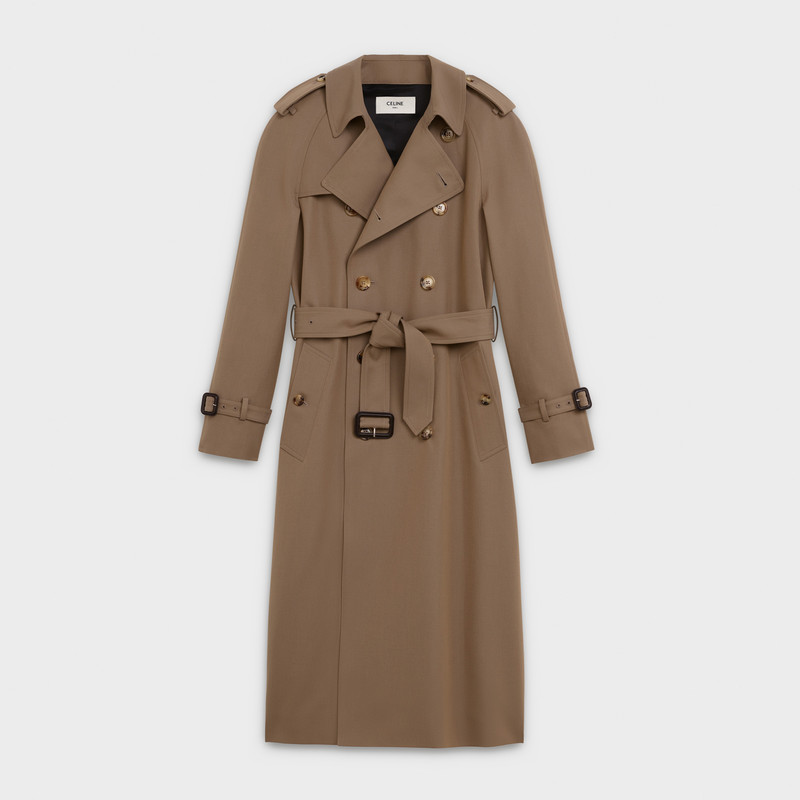 CLASSIC TRENCHCOAT IN WOOL AND COTTON 1