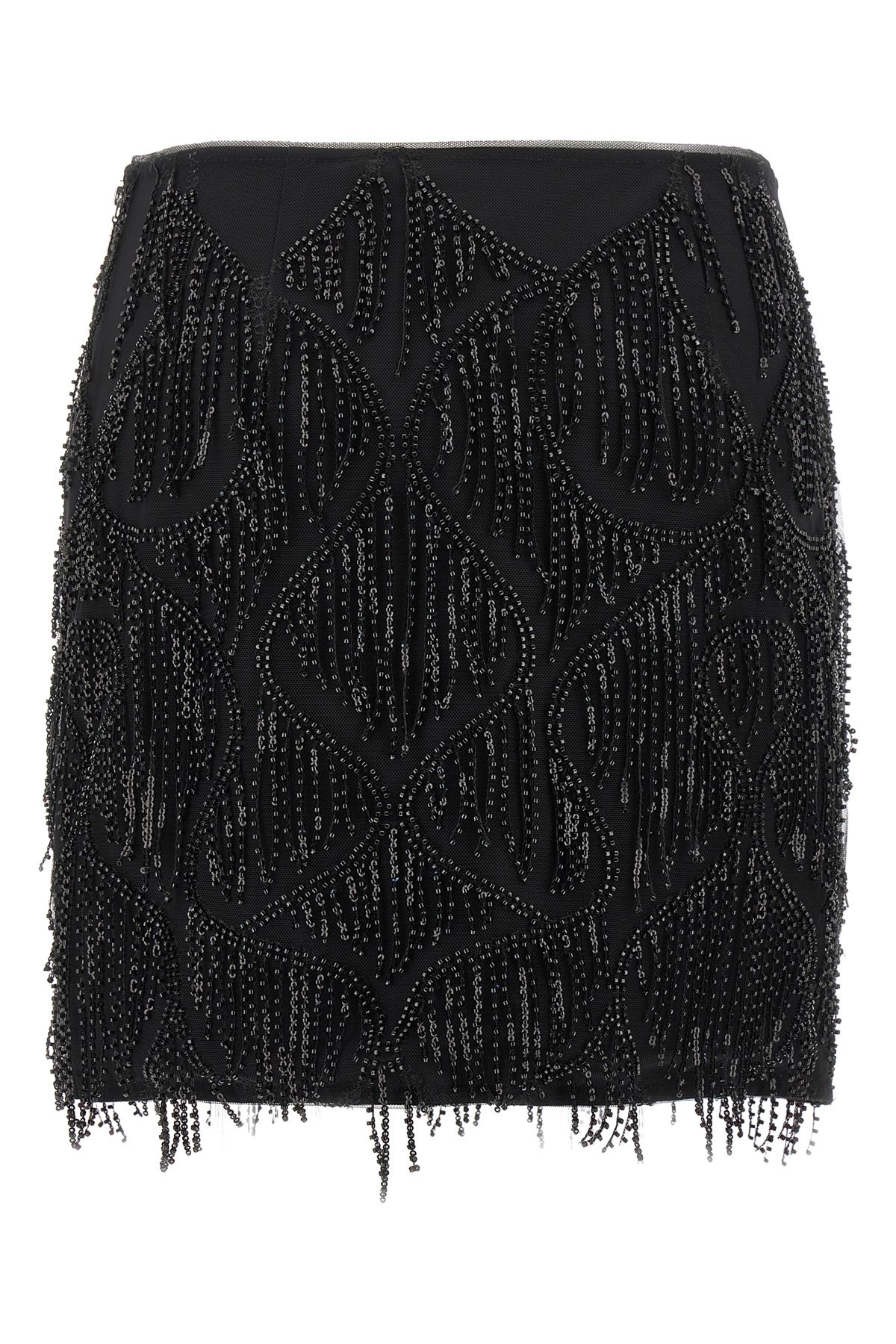 Beaded fringed skirt - 3