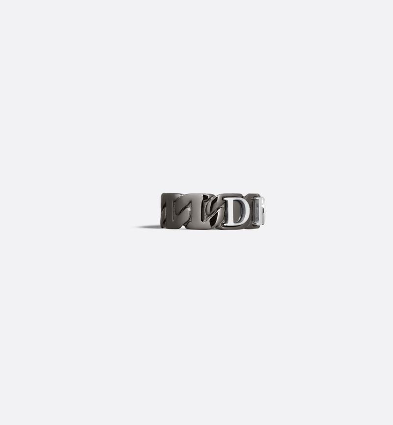 Dior Contrast Chain Link Ring 3