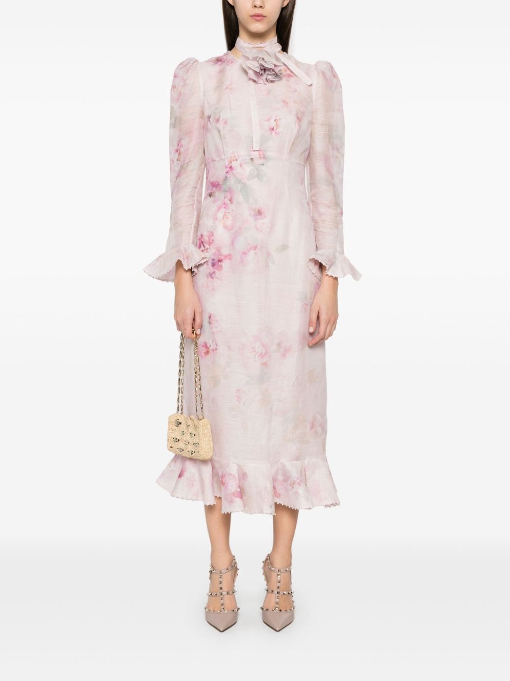 Crush Flower midi dress - 2