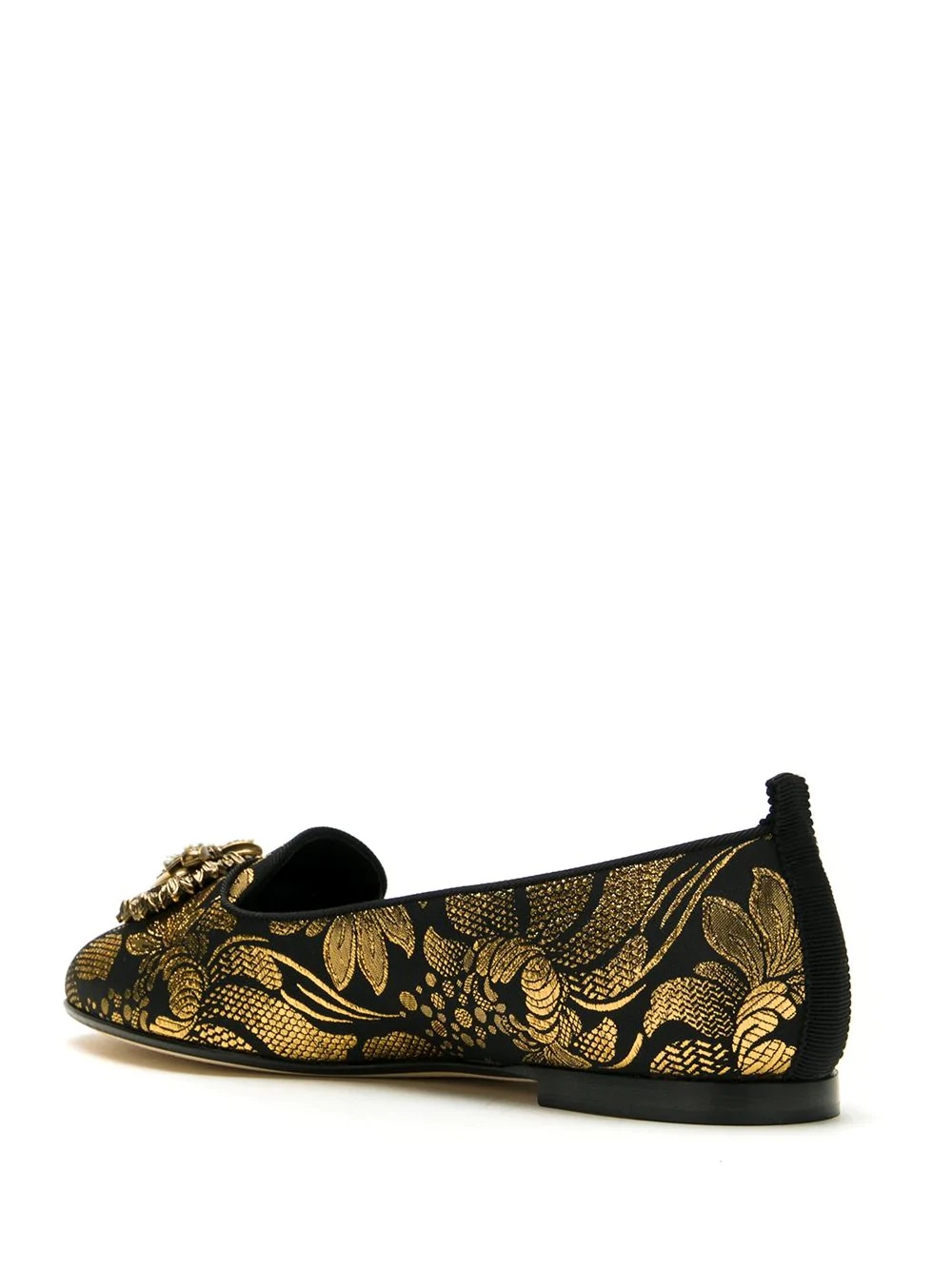 Devotion jacquard-effect ballerina shoes - 3