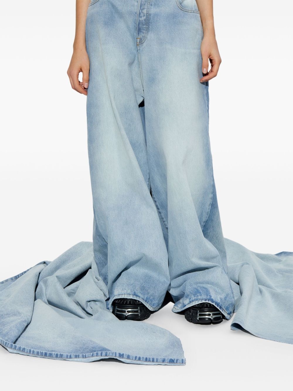 skirt-attached jeans - 3