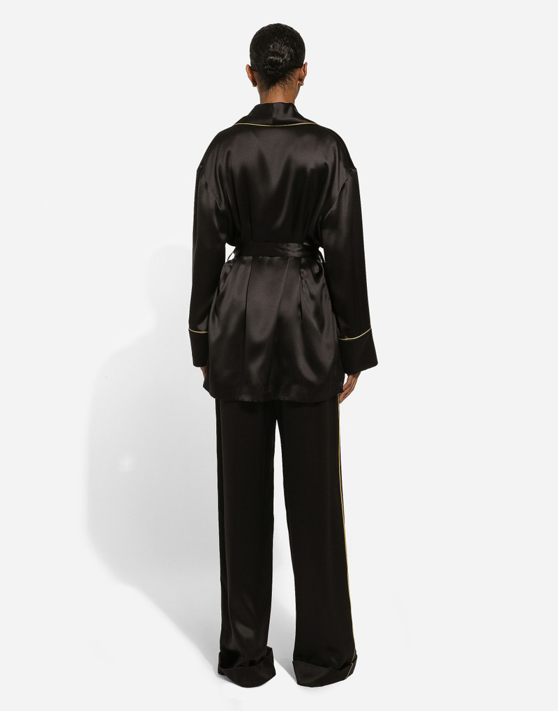 Silk satin pajama pants 3