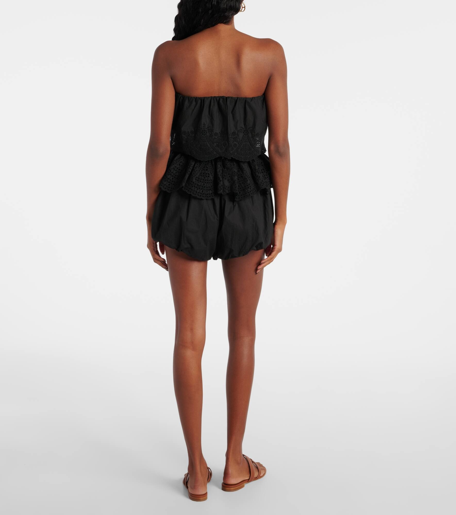 Beryl peplum cotton top - 3