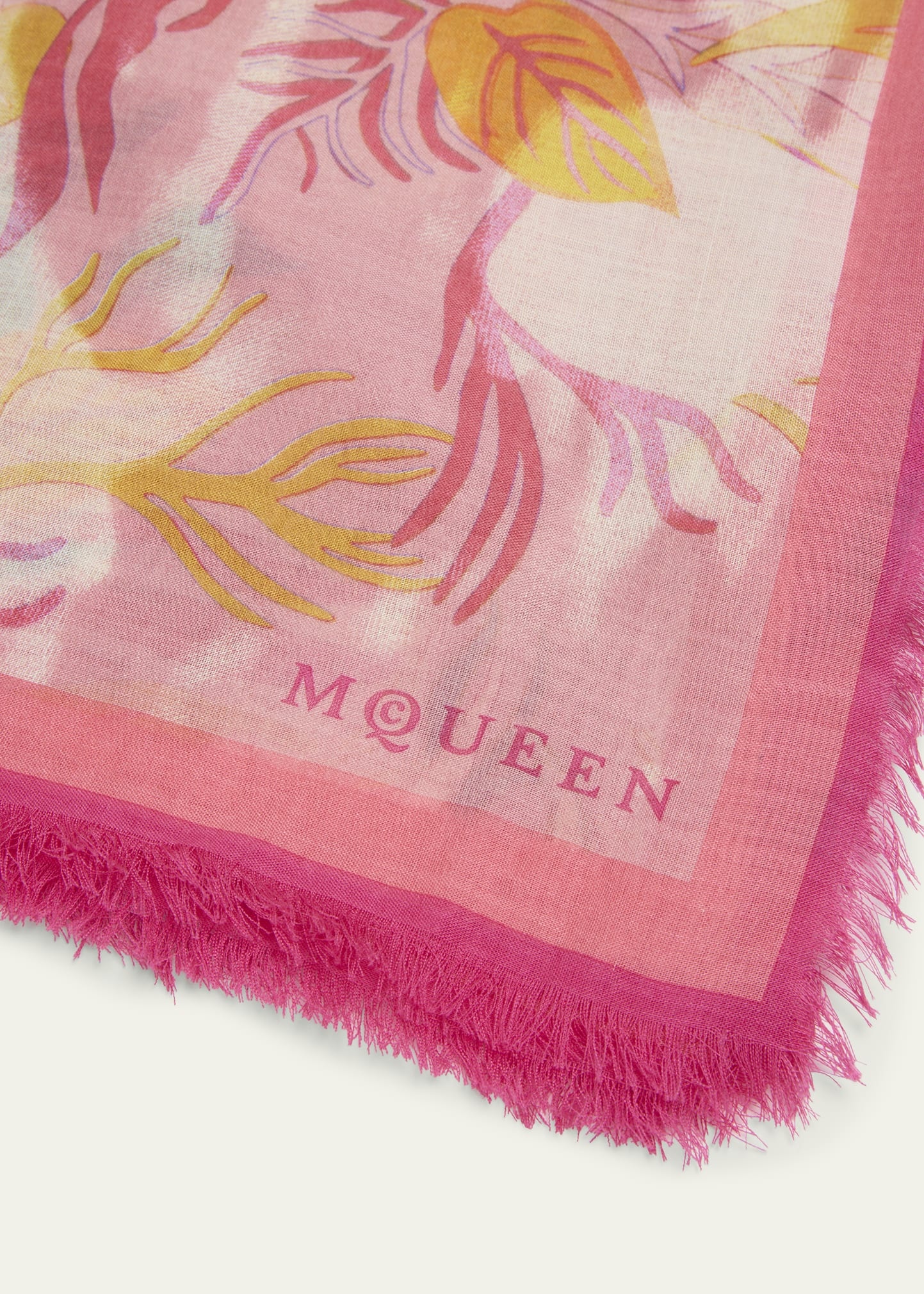 Hawaiin-Inspired Floral-Print Silk Scarf - 4