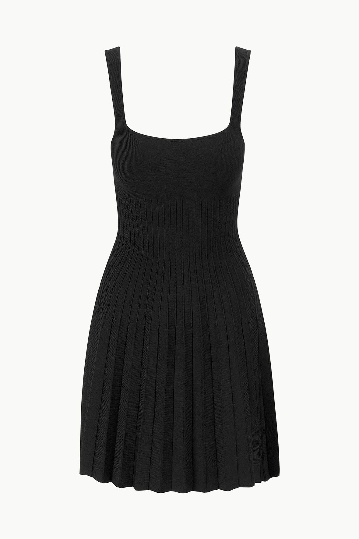 STAUD MINI ELLISON DRESS BLACK - 1