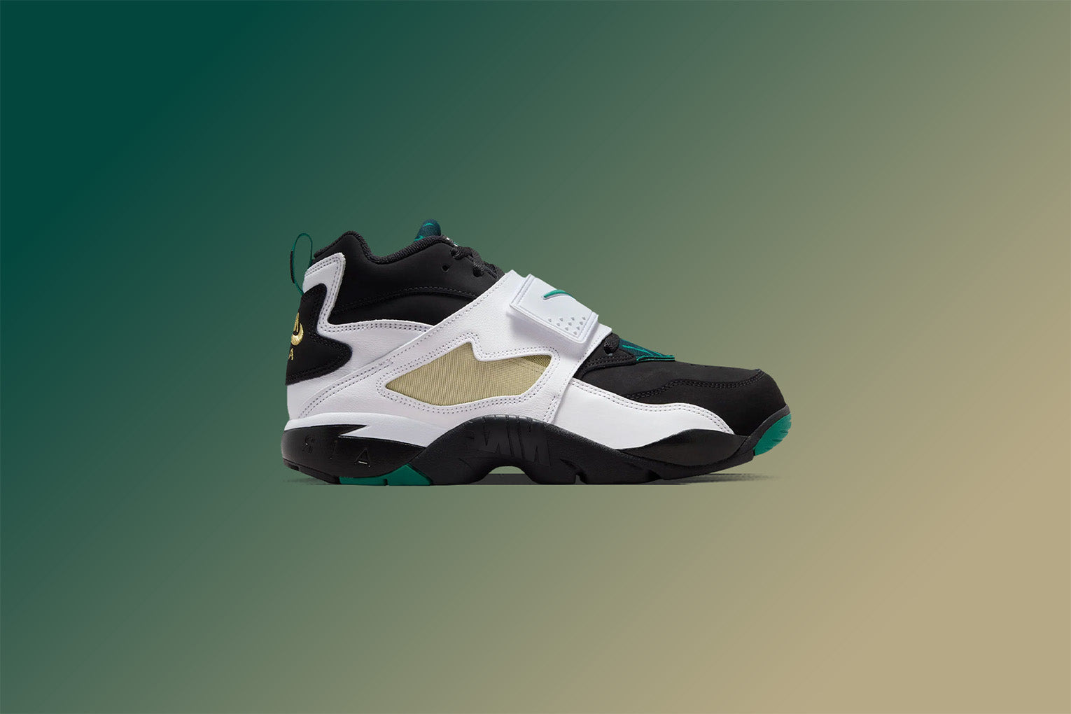 AIR DIAMOND TURF 93 'EMERALD' - BLACK/MYSTIC GREEN/WHITE/GOLDEN TUSSAH - 5