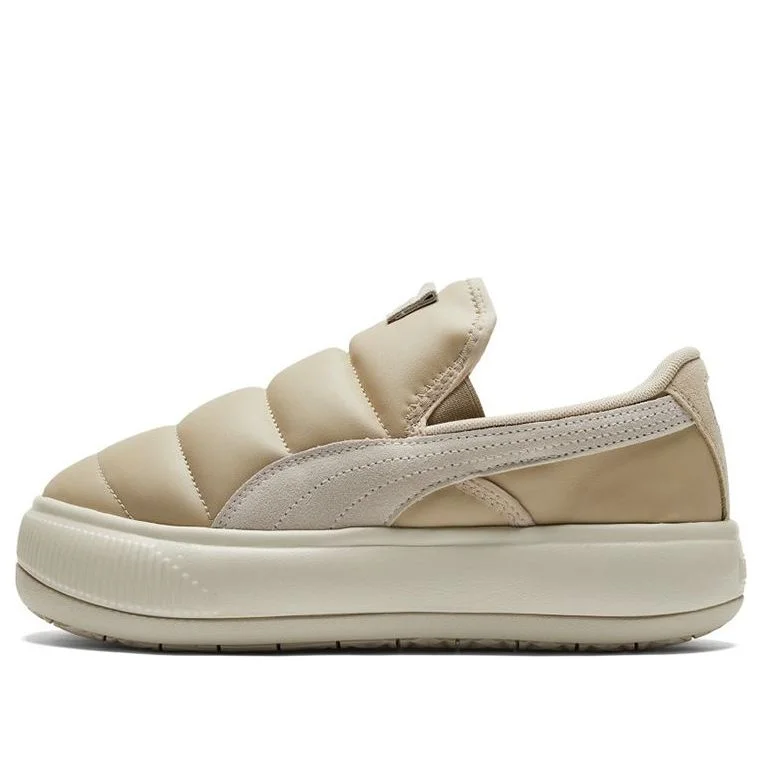 (WMNS) PUMA Suede Mayu Slip-on Sneakers Ivory 383827-02 - 1