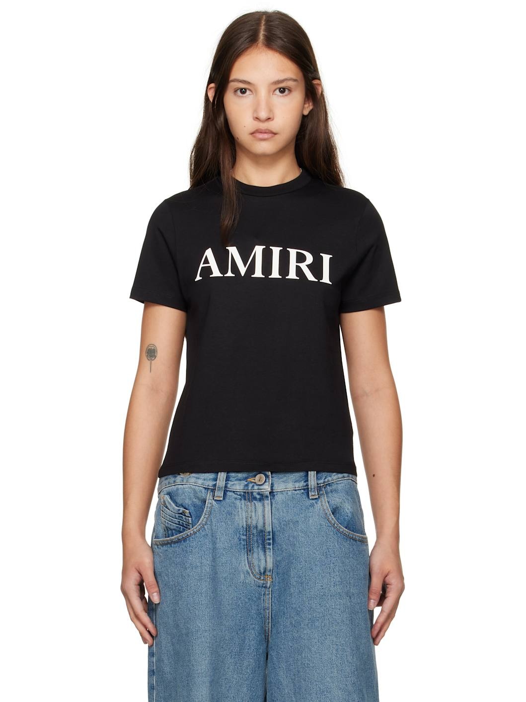 Black 'AMIRI' Core Logo T-shirt - 1
