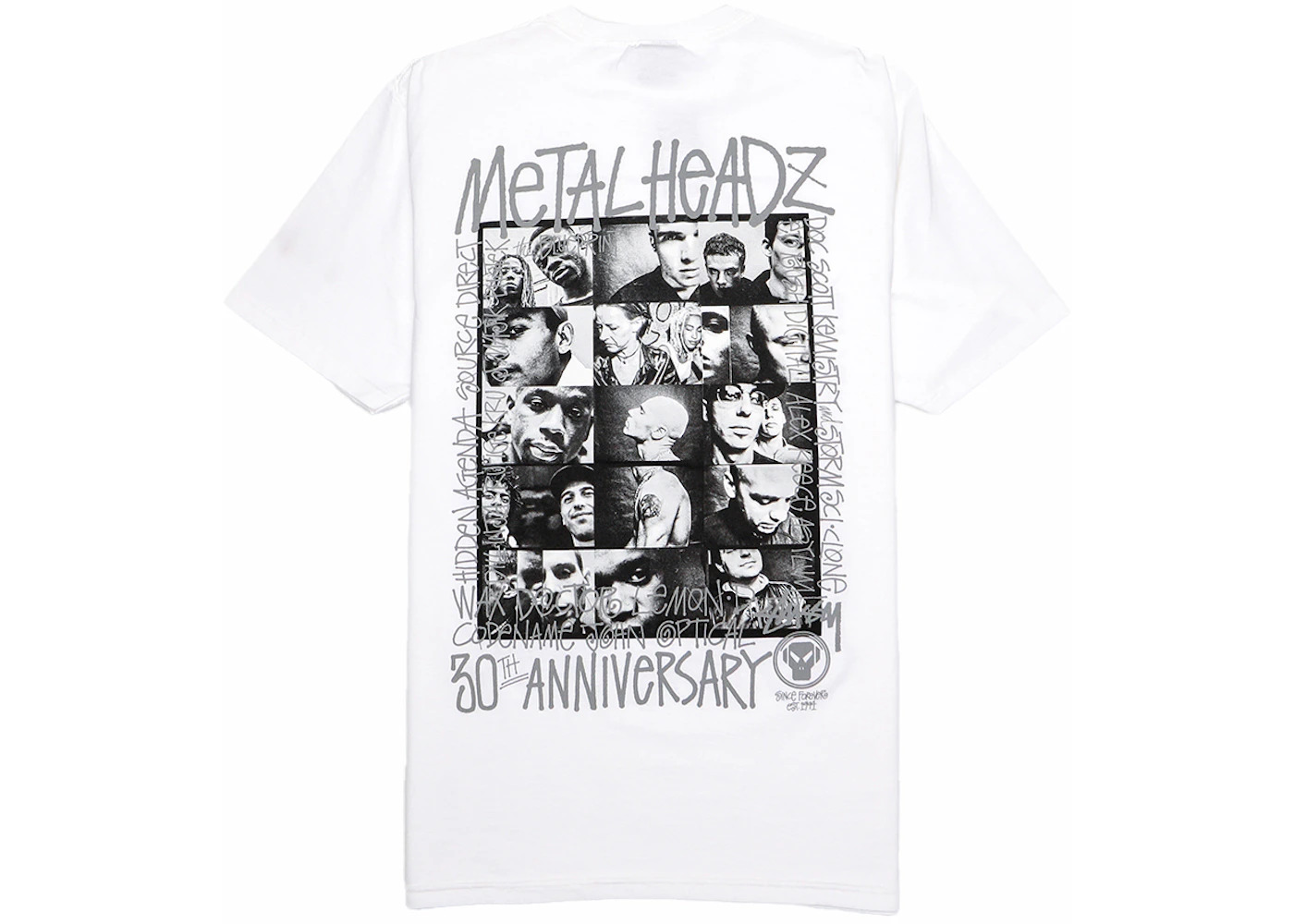 Stussy x Goldie Metalheadz 30 Tee White - 2
