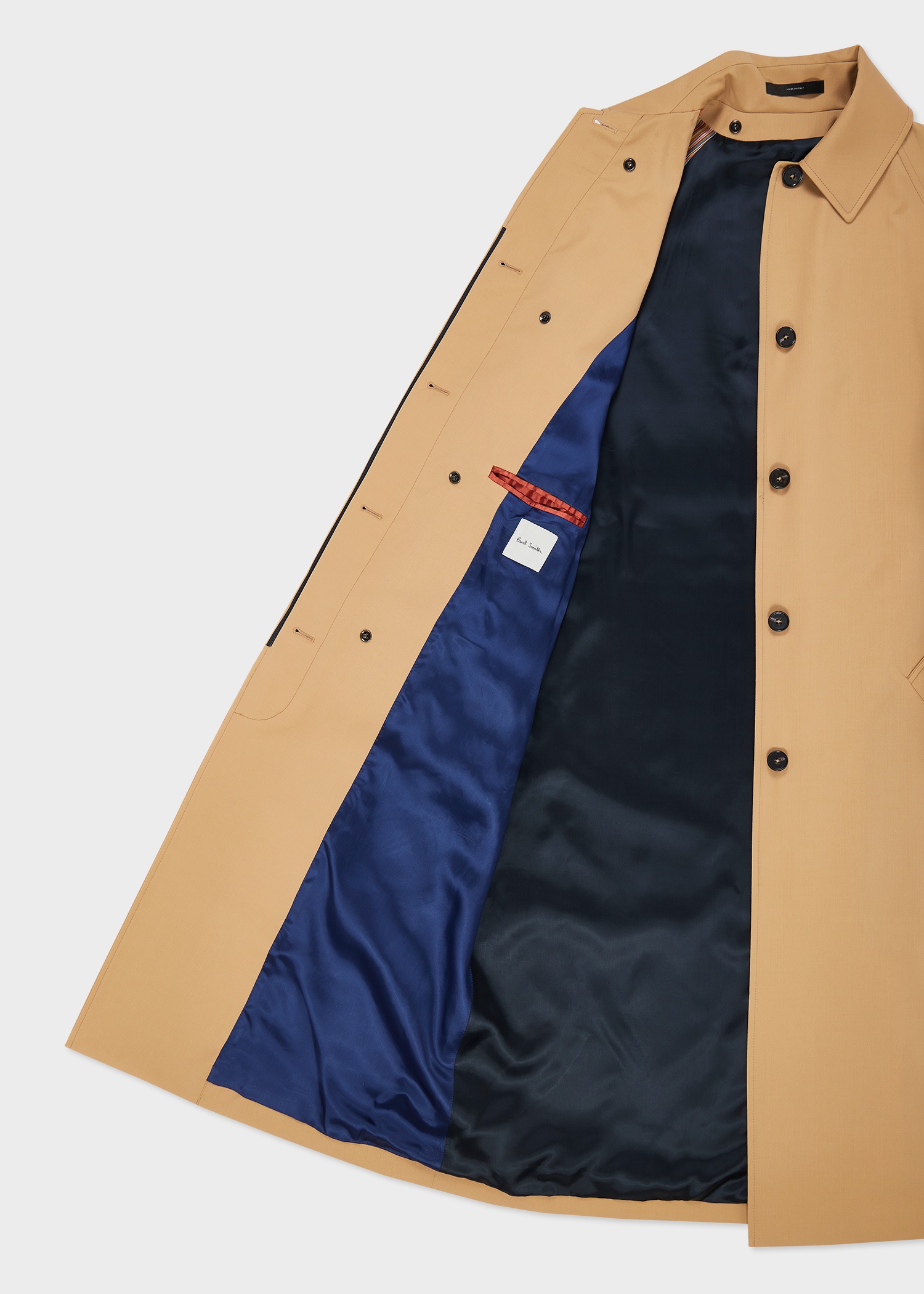 Women's Camel 'Storm System' Wool Belted Mac - 8