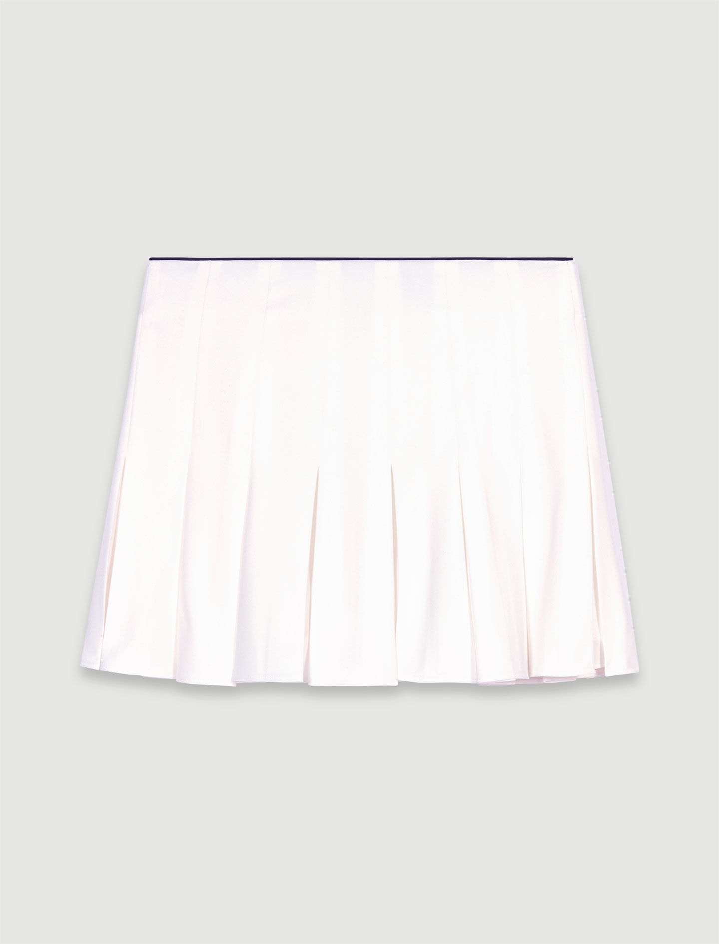 Short pleated skort - 1