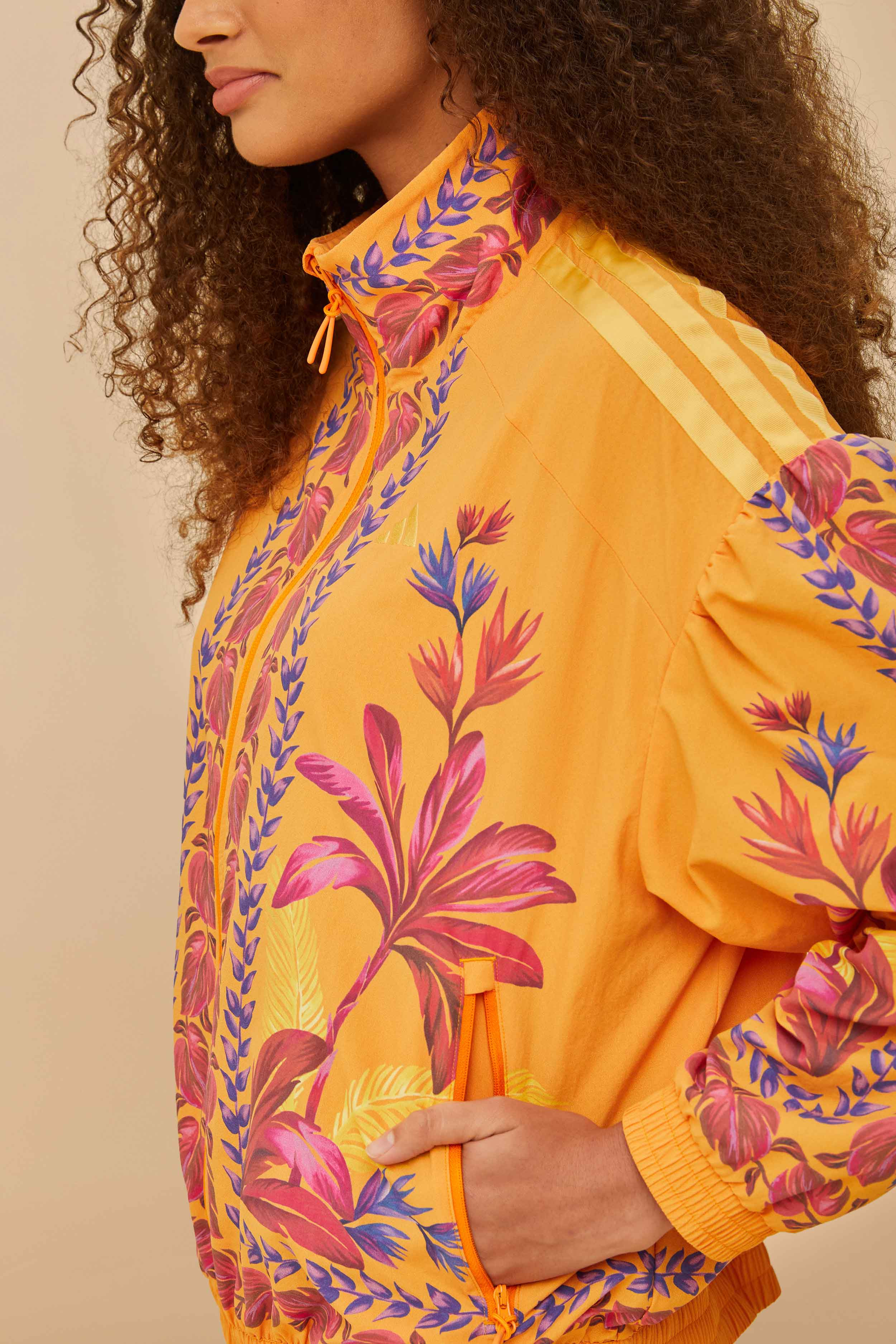Adidas Tropical Breeze Bright Orange Jacket - 3