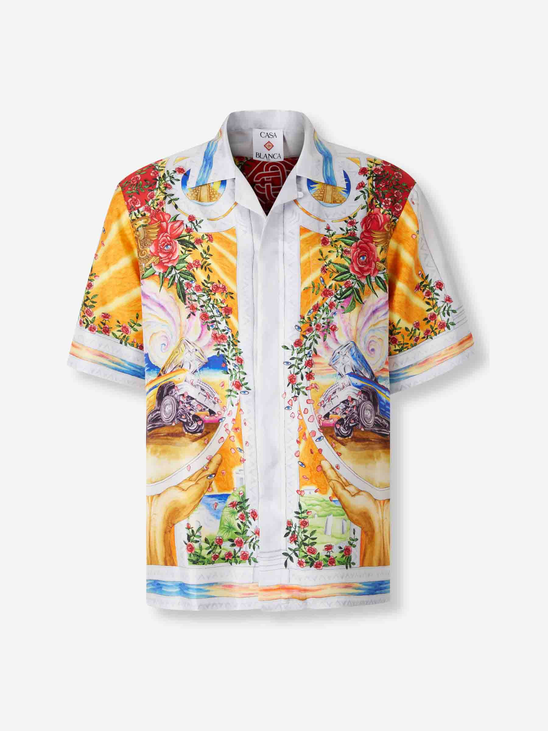 PRINTED SILK SHIRT - 1