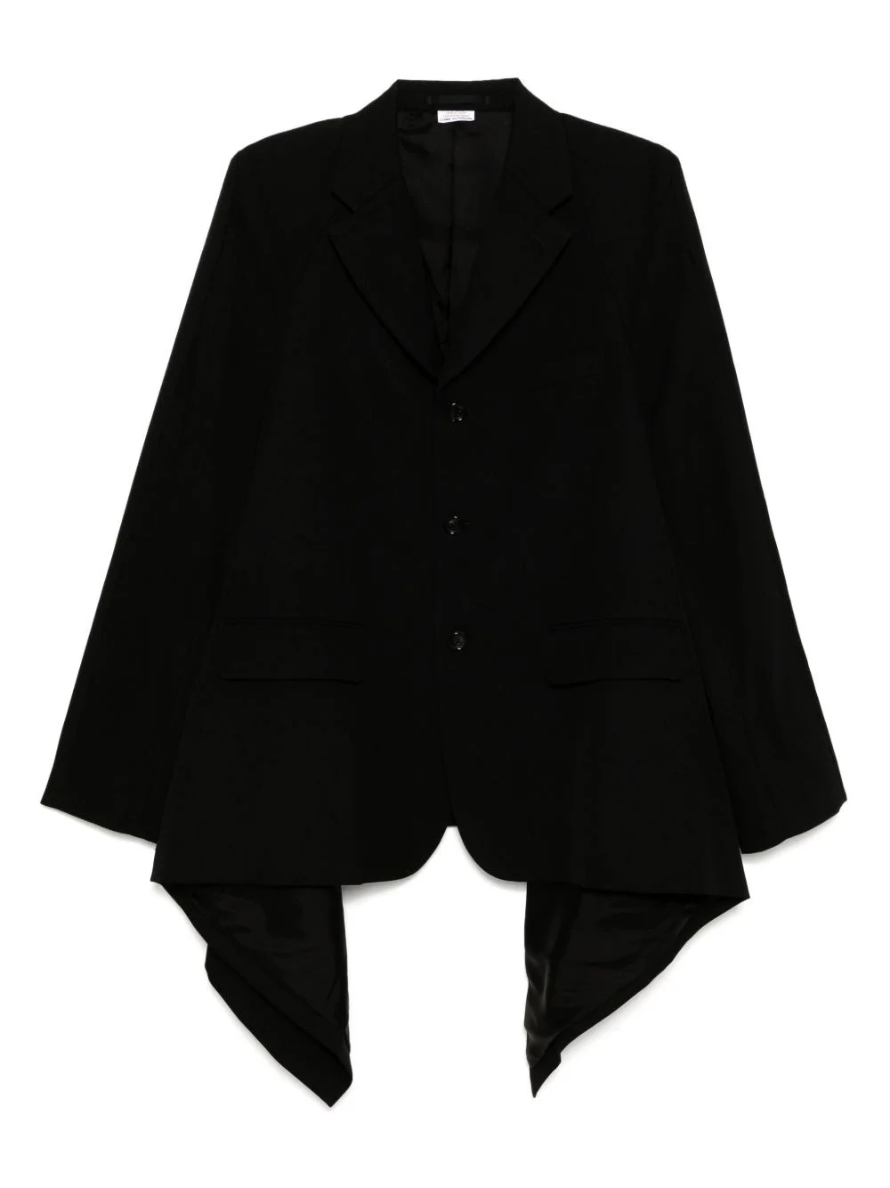 asymmetrical hem blazer - 1