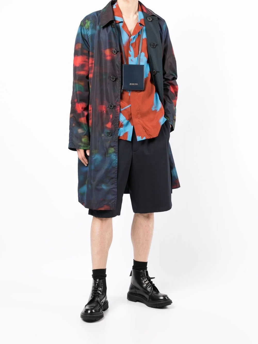 reversible tie-dye coat - 2