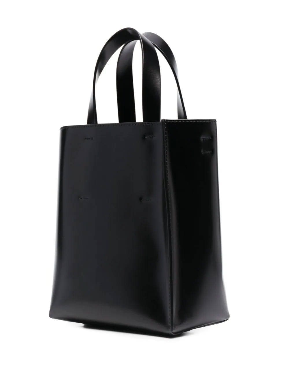 logo-detail leather tote bag - 4