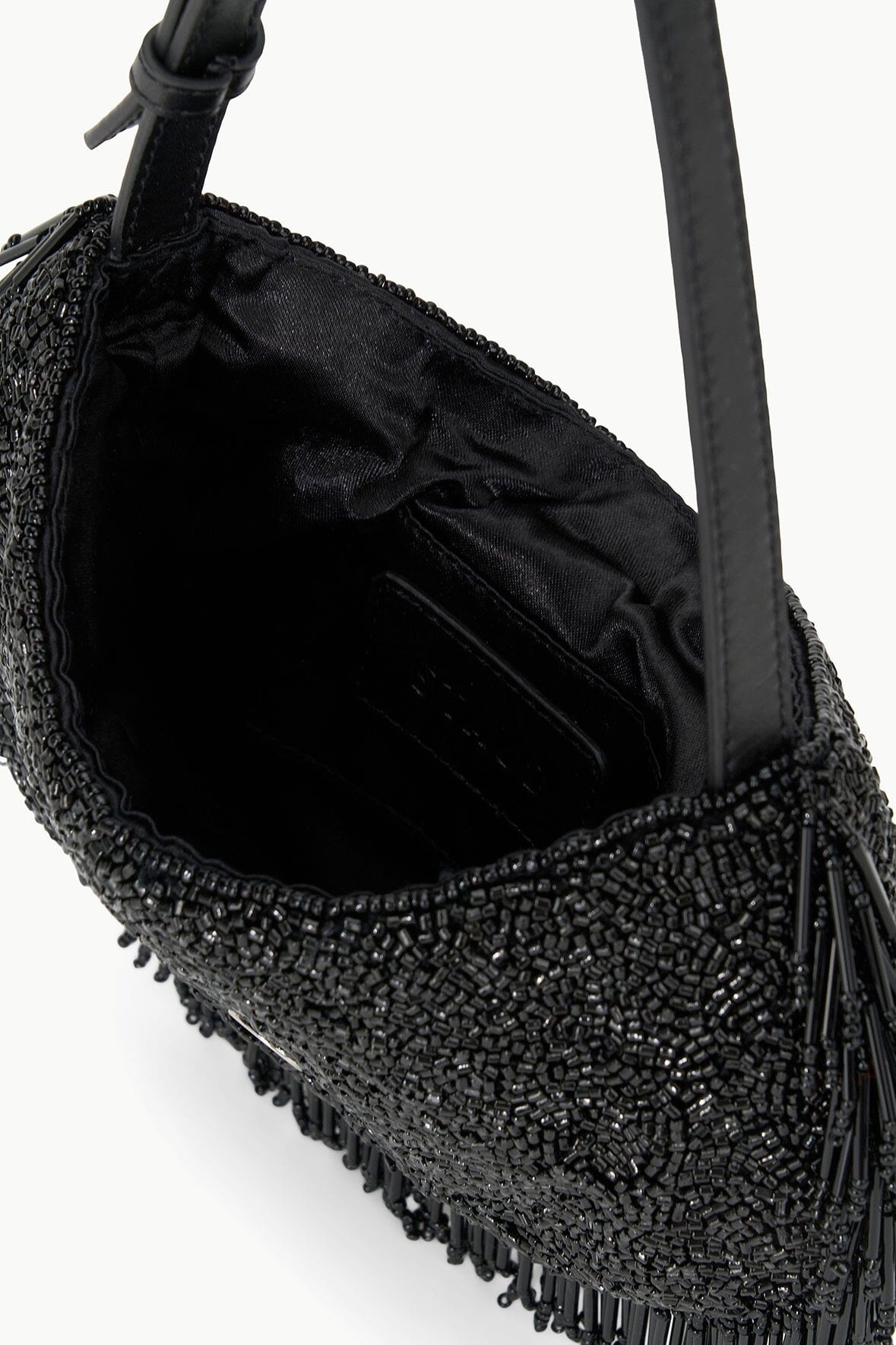 STAUD ALANA BAG BLACK FRINGE - 5