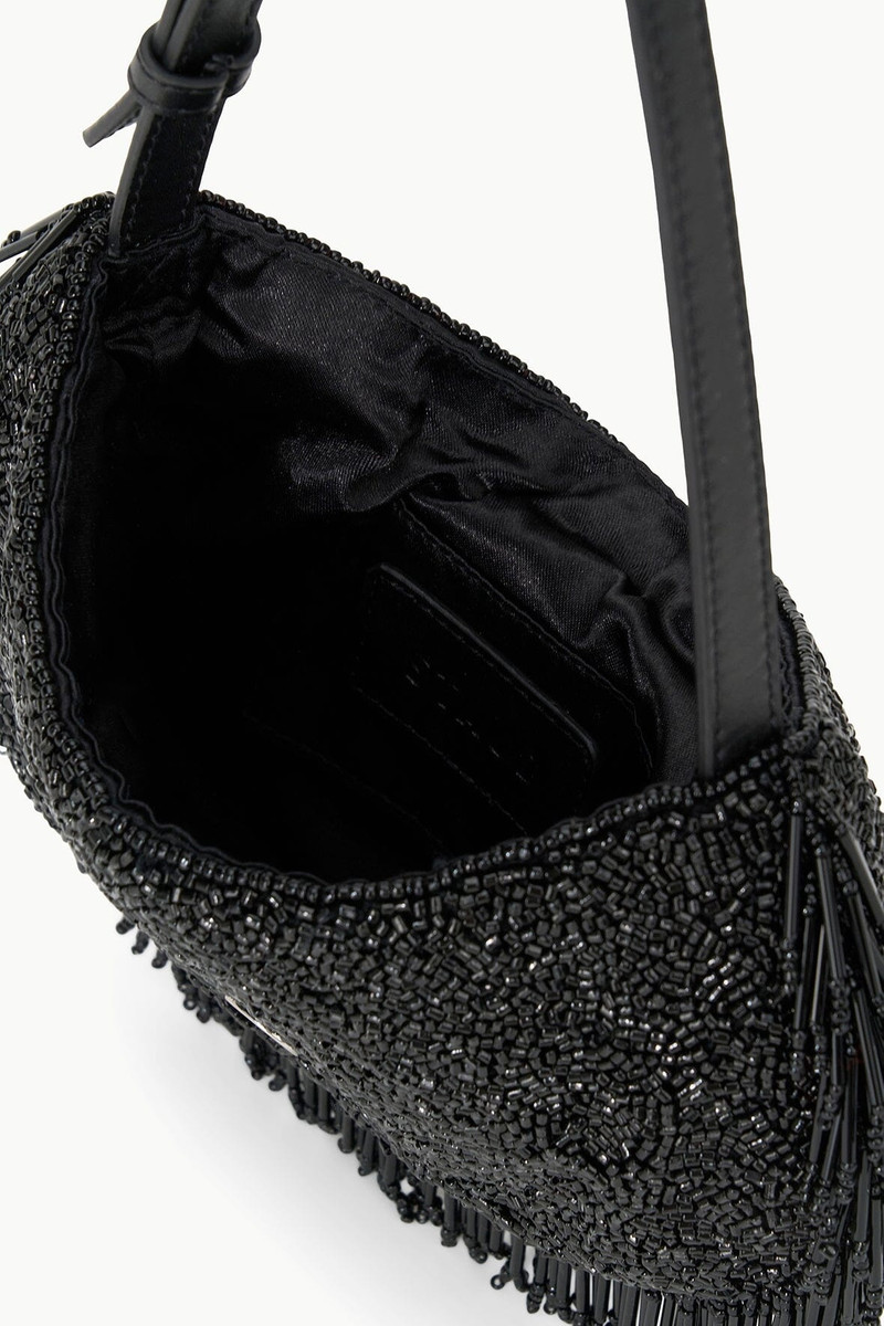 STAUD ALANA BAG BLACK FRINGE 5