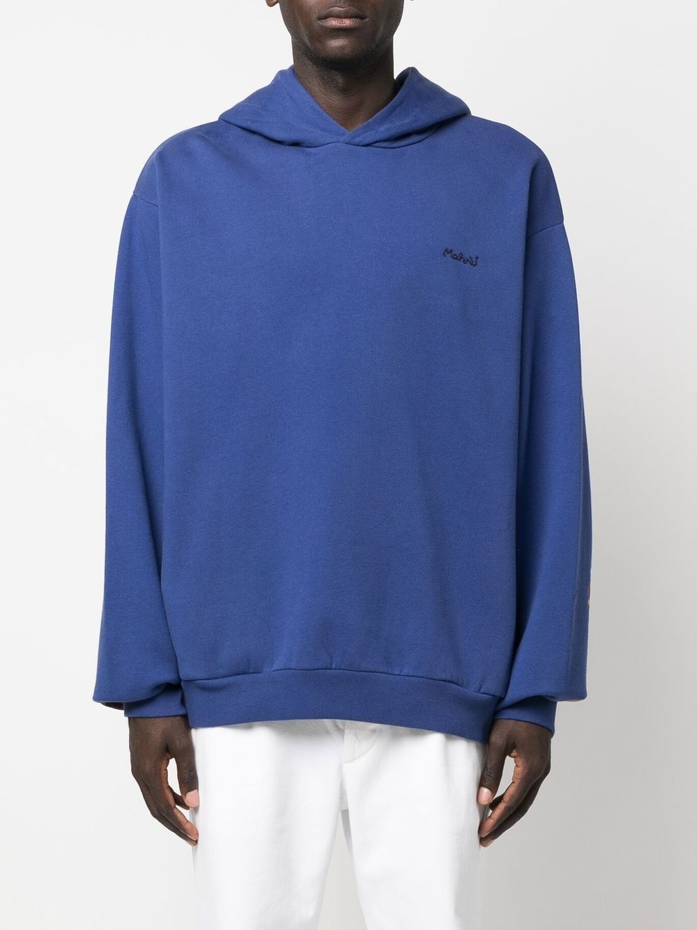 logo-print hoodie - 3
