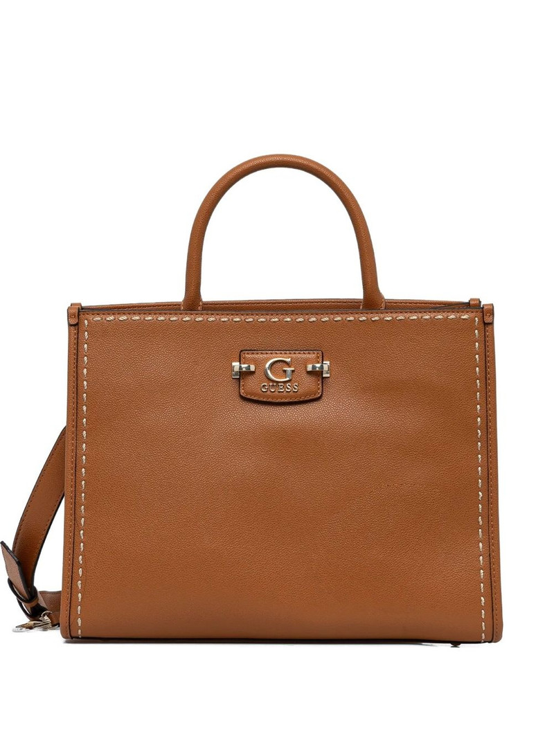 logo-lettering tote bag 1