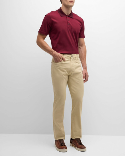 Canali Men's Slim Twill 5-Pocket Pants outlook