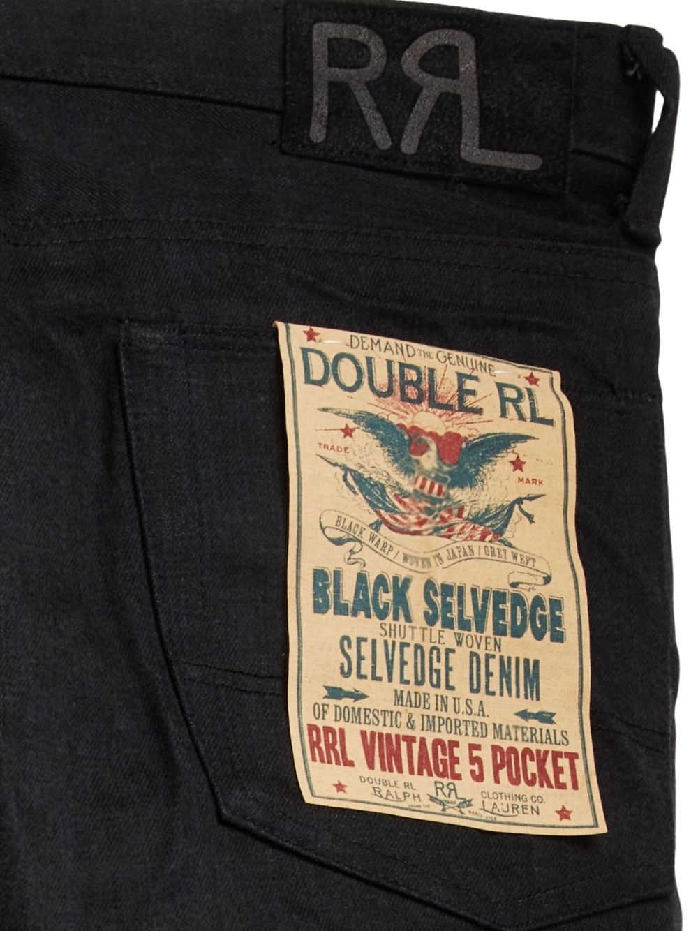 logo-patch jeans - 4