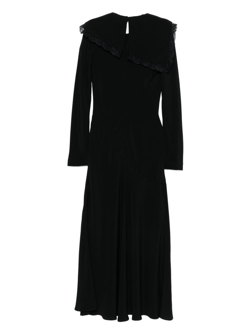 VIVETTA lace-trimmed collar maxi dress outlook