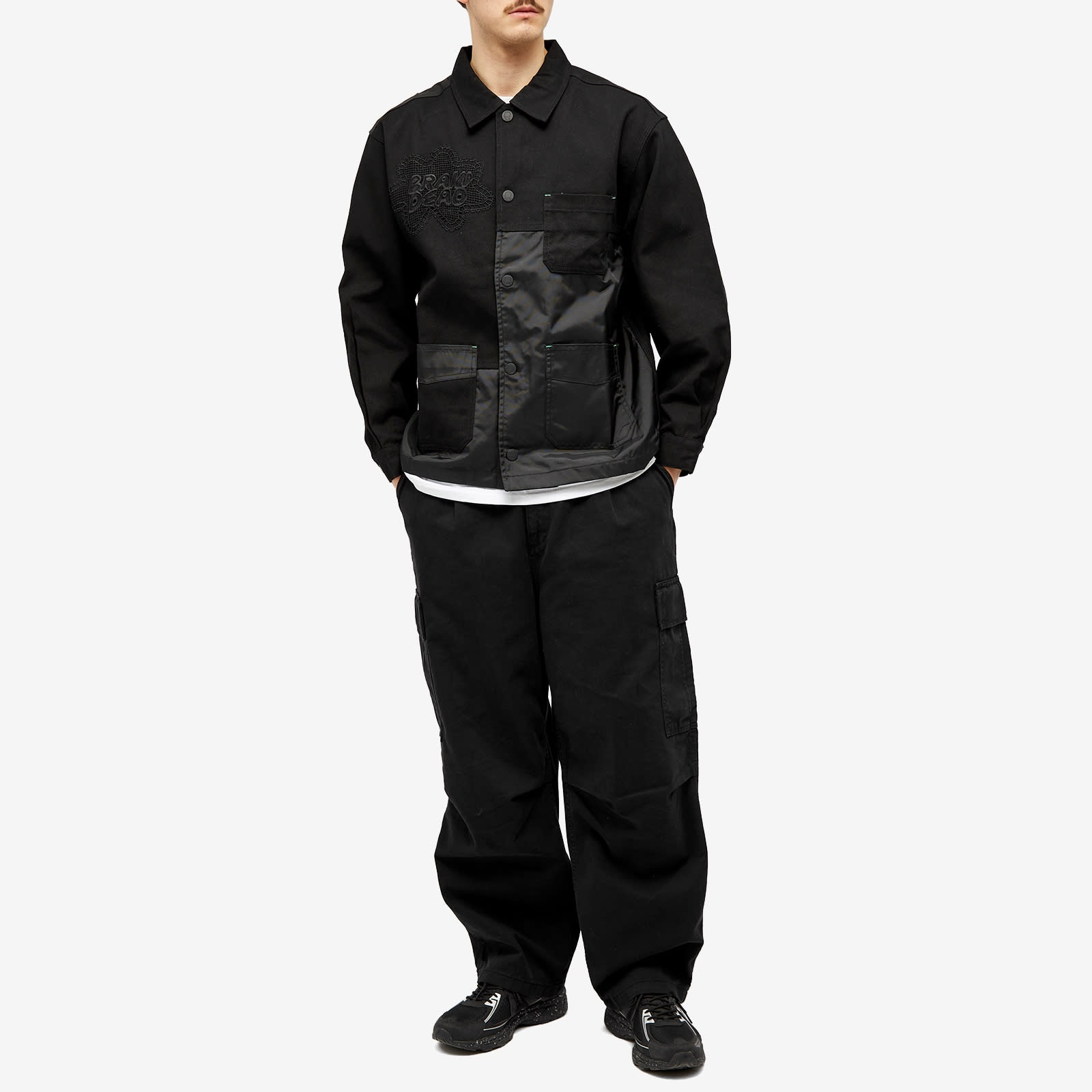 BRAIN DEAD Brain Dead Doily Chore Jacket | REVERSIBLE