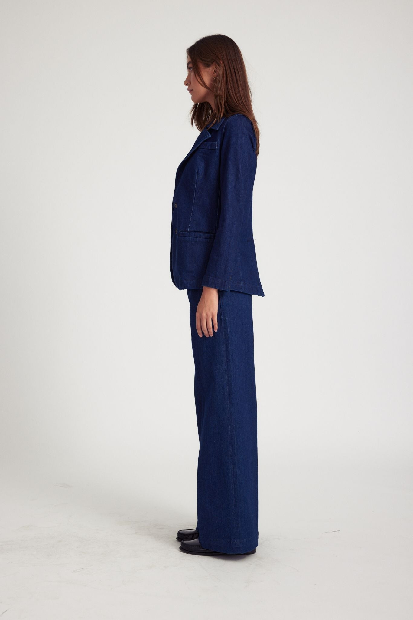 RINSE DENIM BLAZER - 3