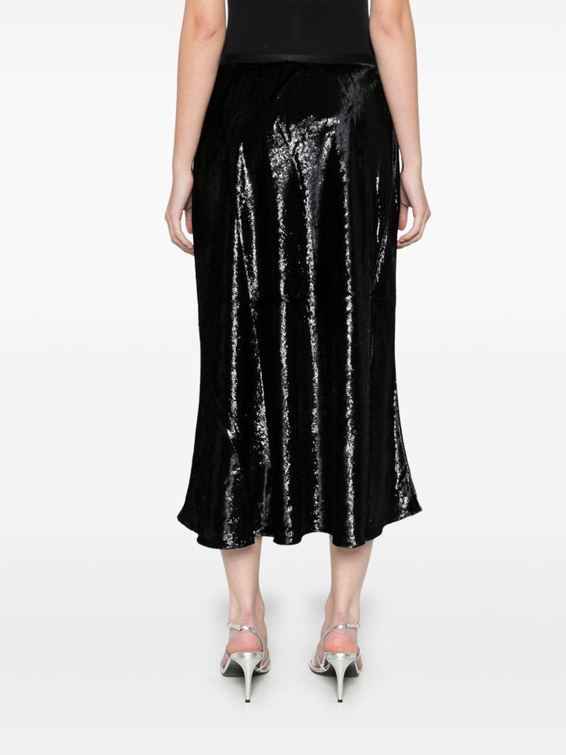 lamé midi skirt 4