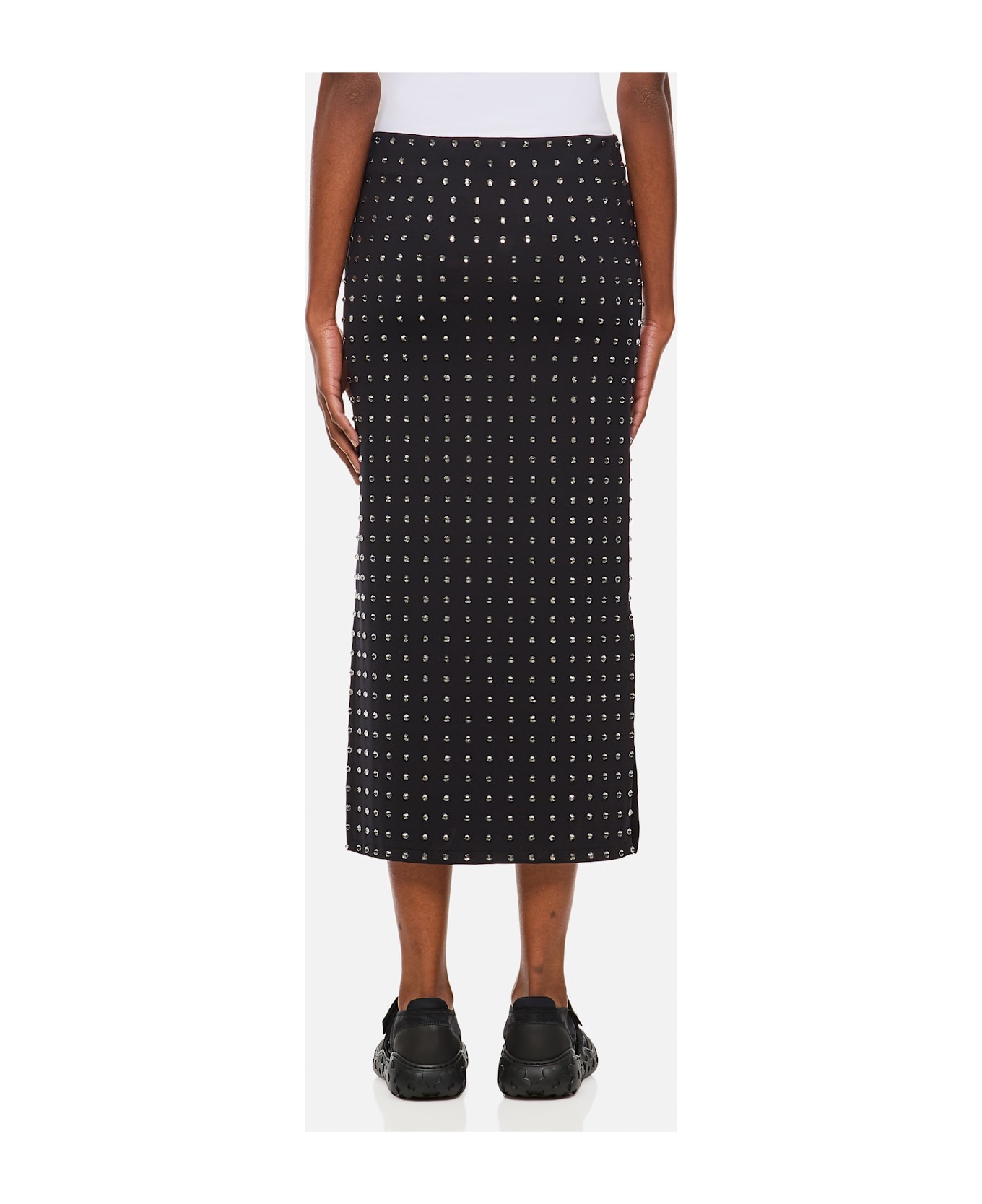 Nome Crystal Lycra Midi Skirt - 3