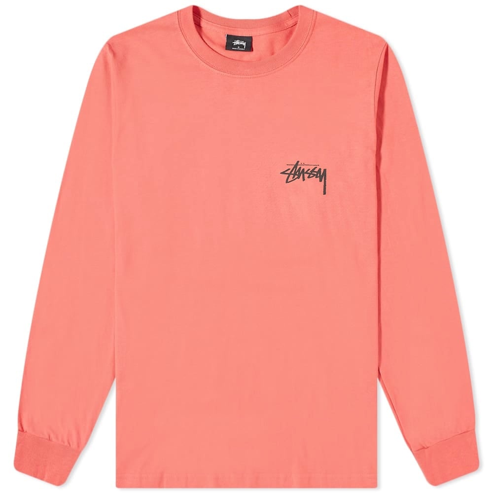 Stussy Long Sleeve Peace & Love Tee - 1