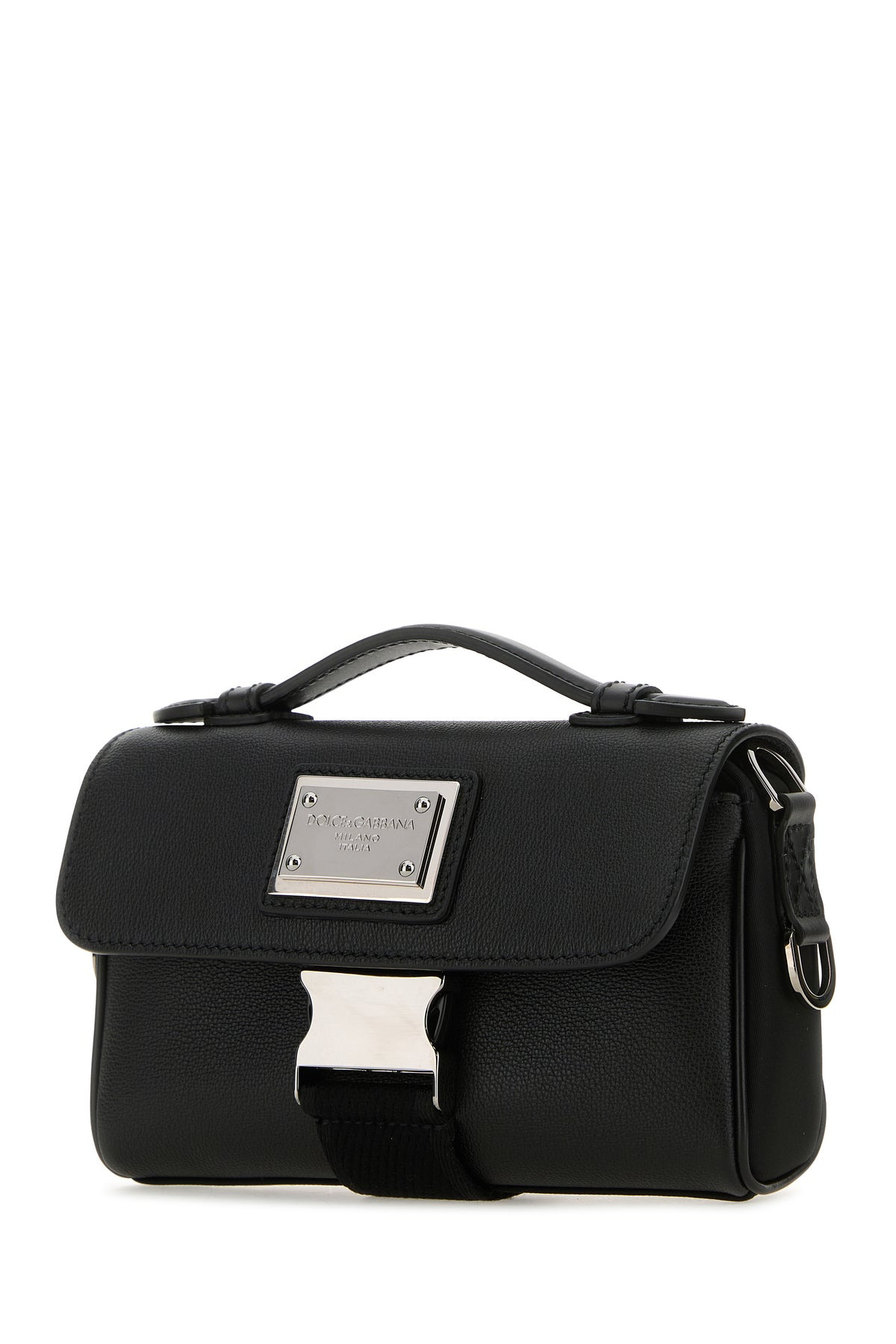 Black leather handbag - 2