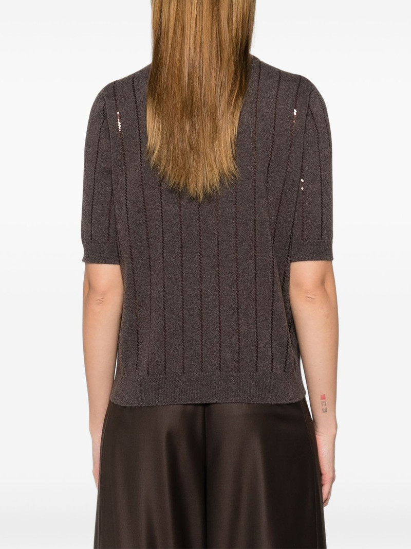 sequin-embellished cashmere top 4