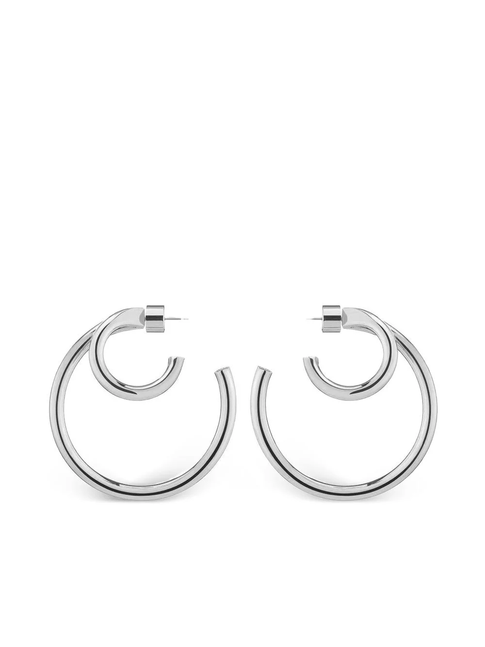 Double Lilly hoop earrings - 1