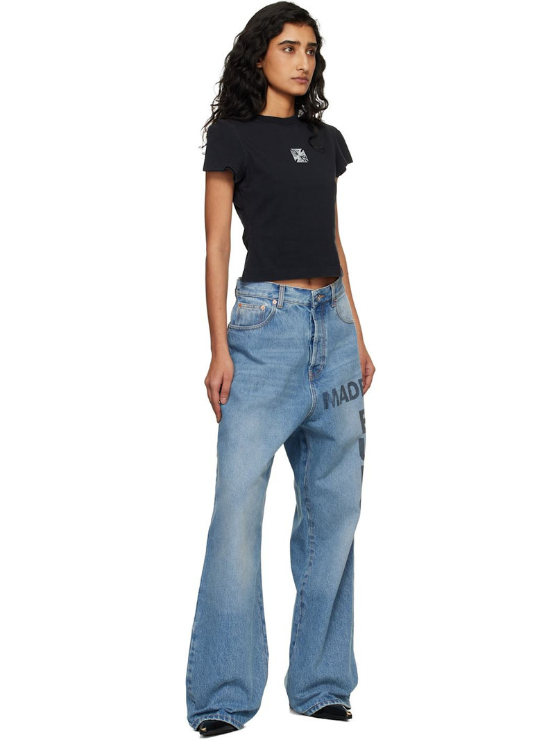 VETEMENTS Blue 'Made In Europe' Jeans outlook
