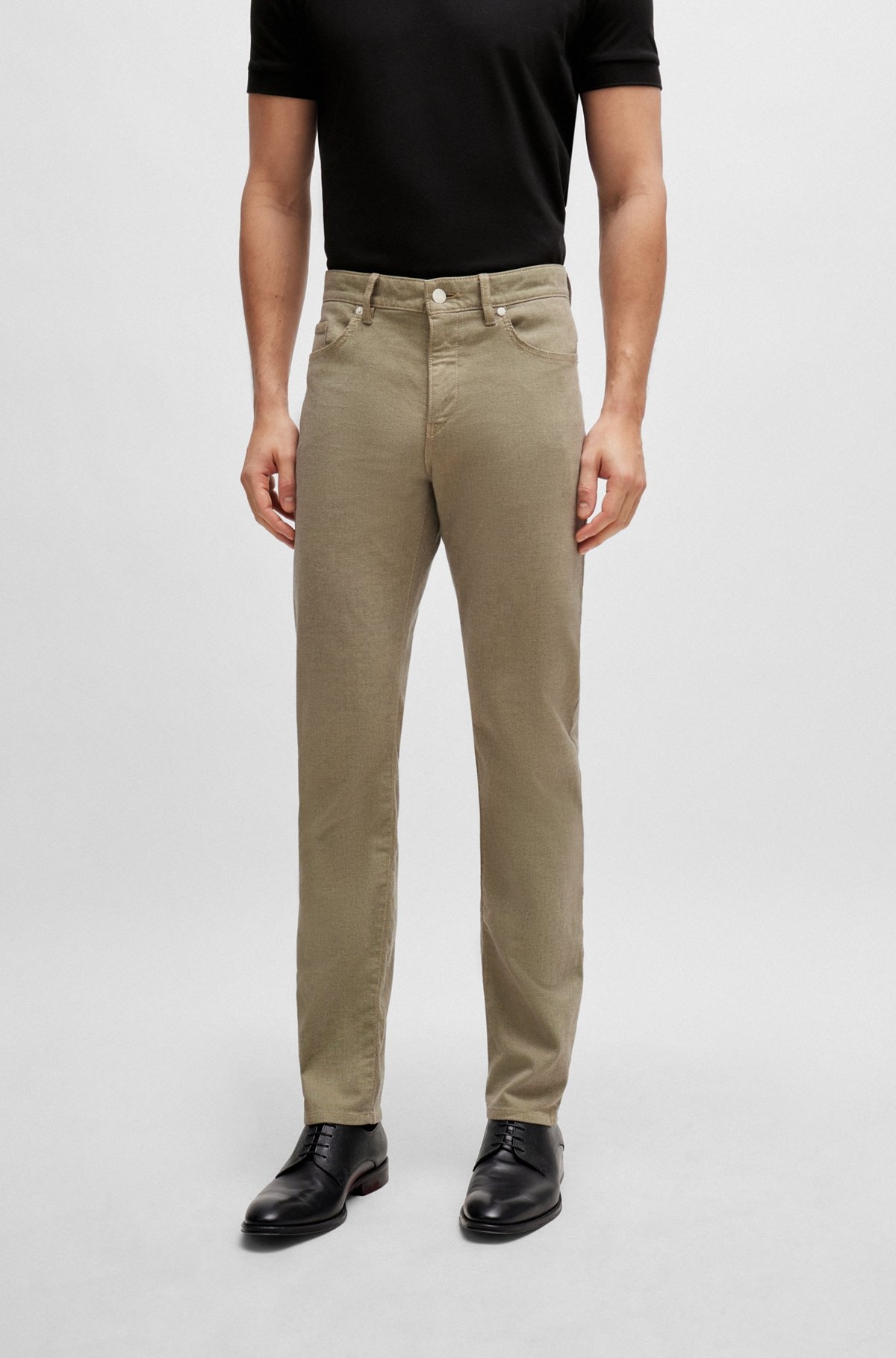 SLIM-FIT JEANS IN TWO-TONE STRETCH DENIM - 2
