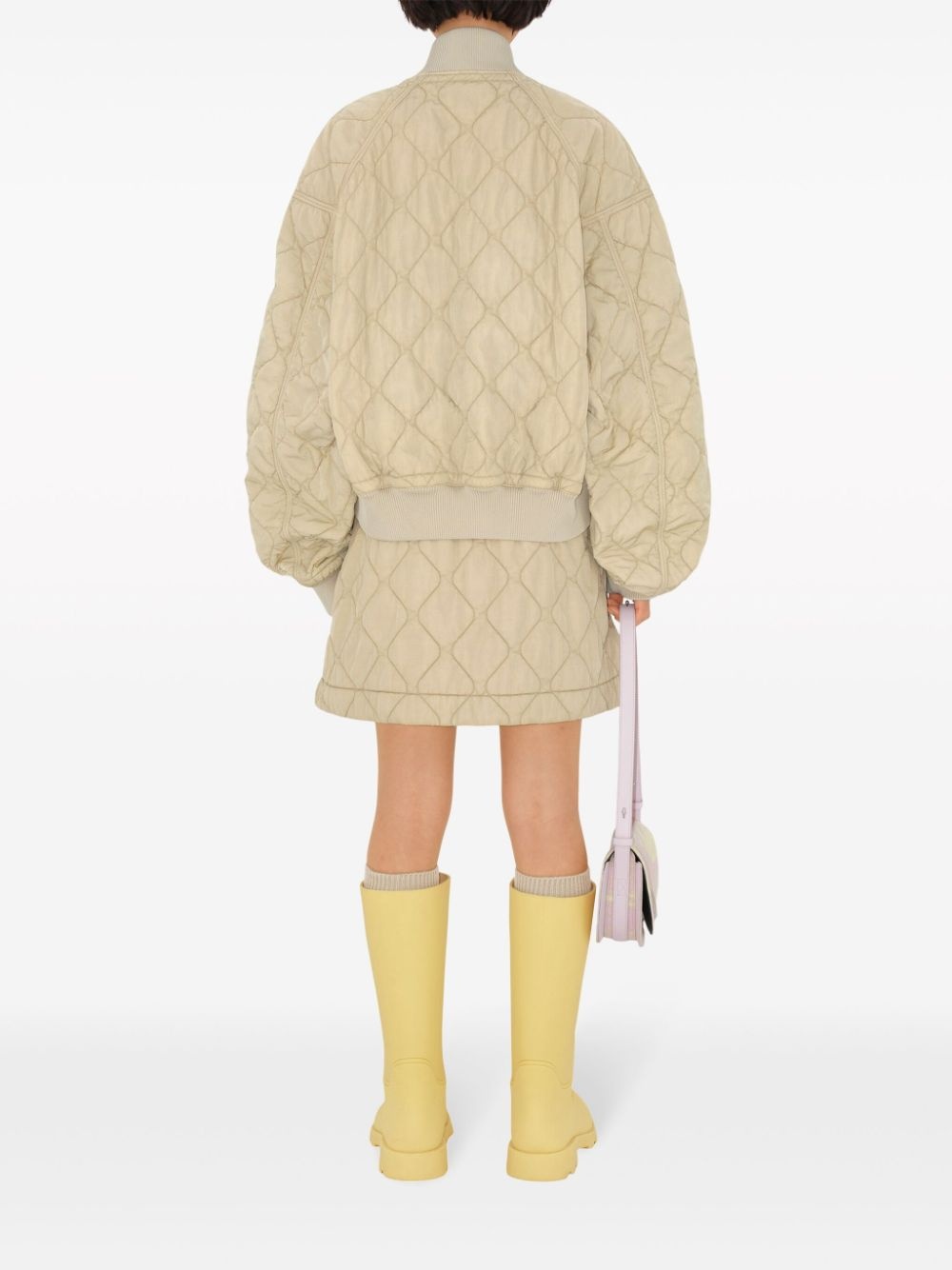 quilted bomber jacket - 4