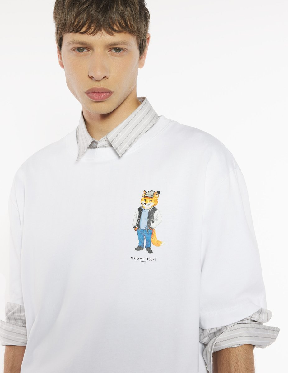 DRESSED FOX OVERSIZE TEE-SHIRT - 4