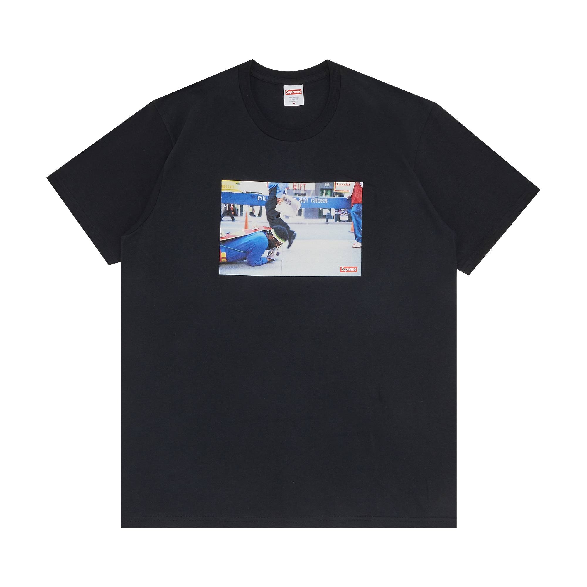 Supreme x Pope.L Training Crawl Tee 'Black' - 1