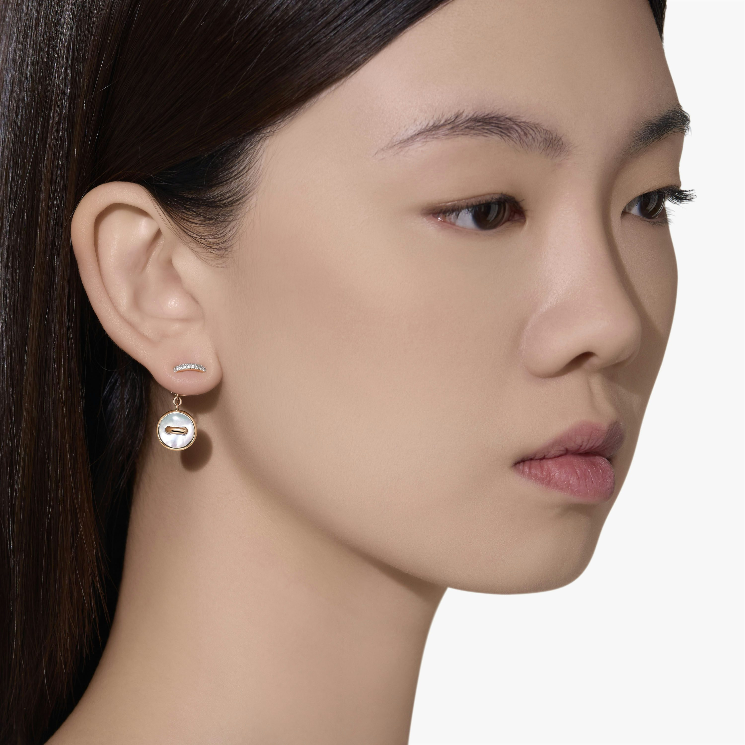 Pom Pom Dot Reversible Earrings - 5