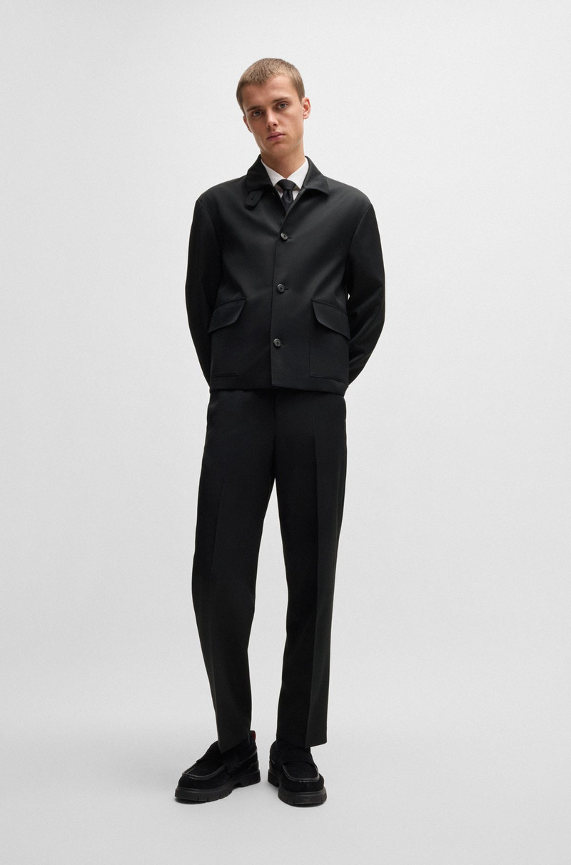 HUGO HUGO FORWARD JACKET IN WOOL-BLEND TWILL outlook