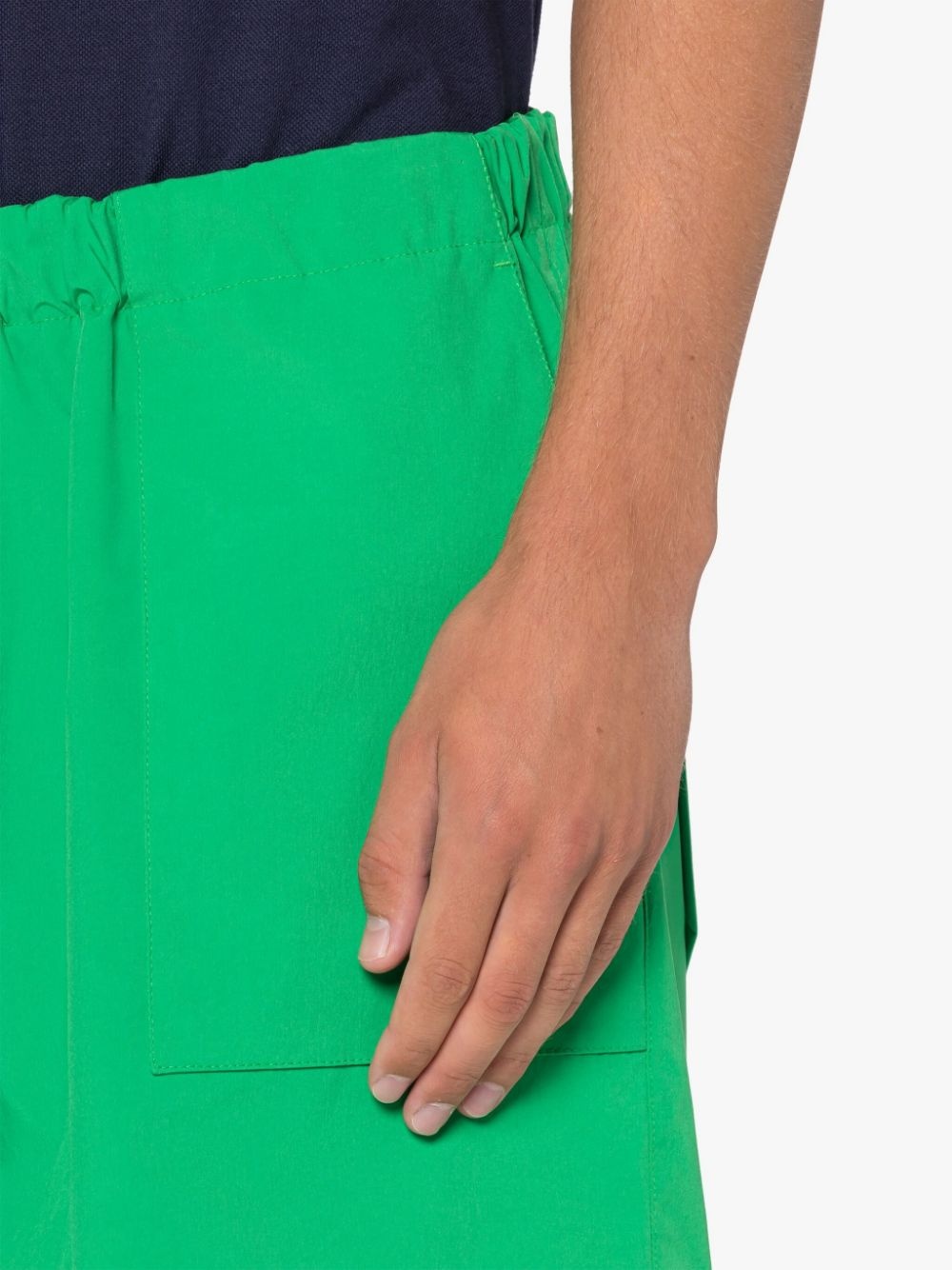 PLAIN CAPTAIN GREEN ECO DRY SHORTS - 5