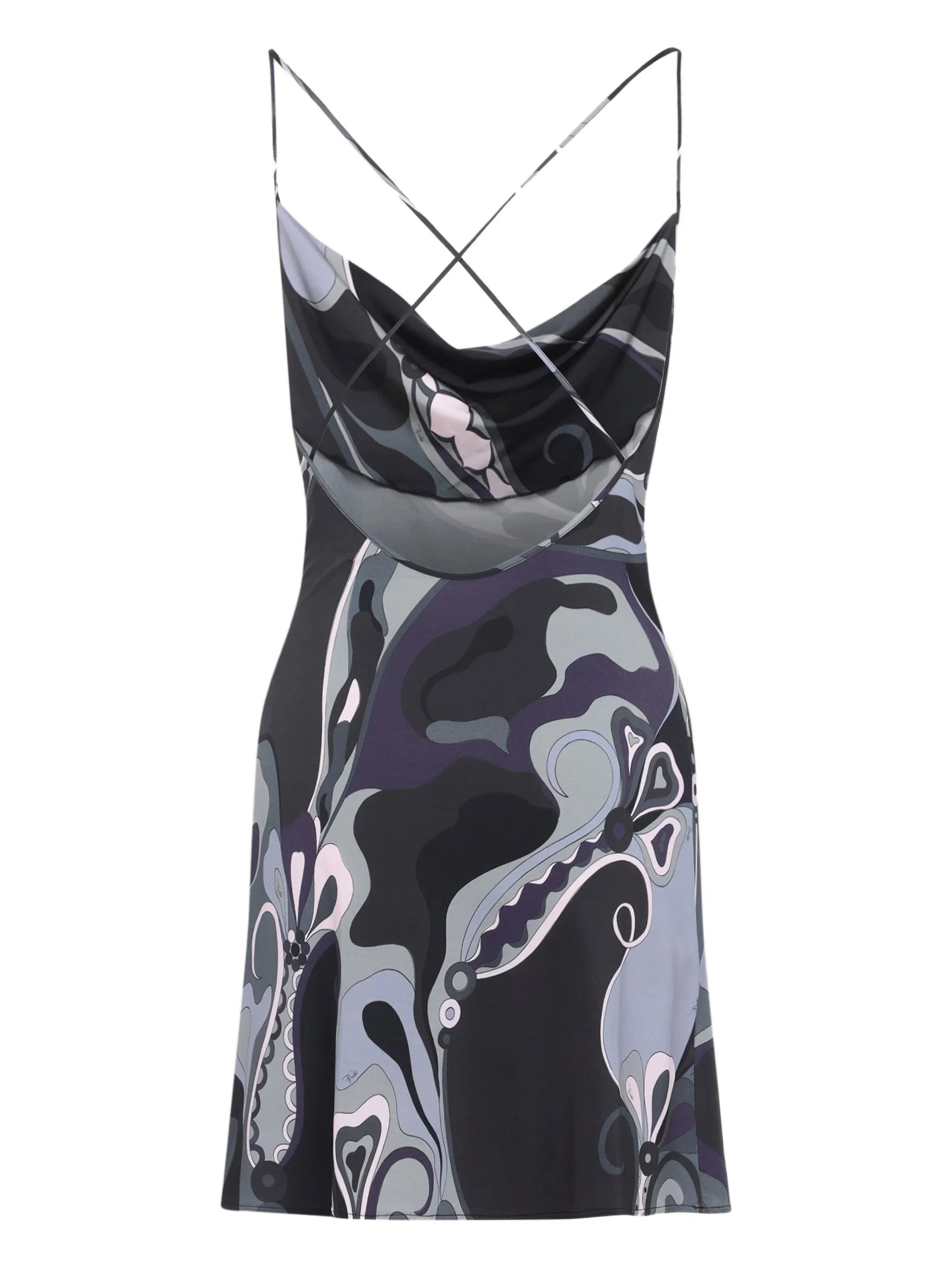Pucci Cowl-neck Abstract-print Dress - 3