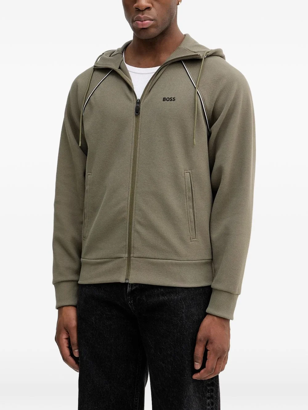 zip-up hoodie - 1