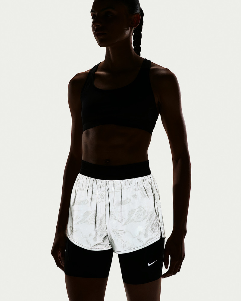 Nike Swift Women's Mid-Rise 2-in-1 Running Shorts with Reflective Accents 7