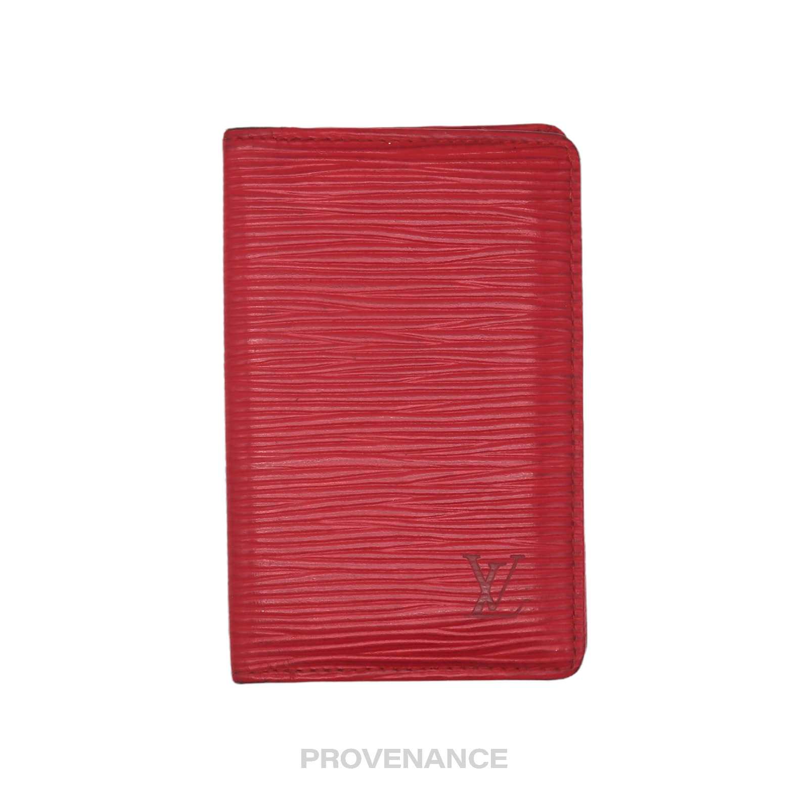 Louis Vuitton Pocket Organizer Wallet - Red Epi Leather - 2