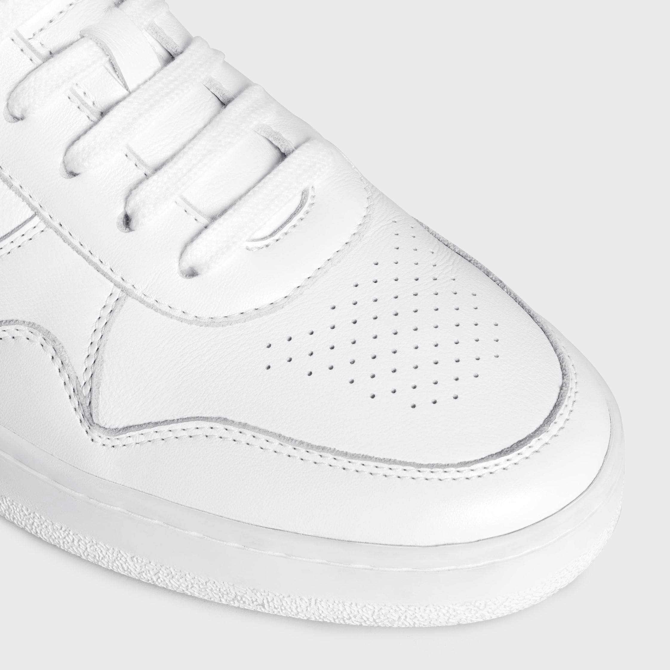 CELINE TRAINER LOW LACE-UP SNEAKER in CALFSKIN - 4