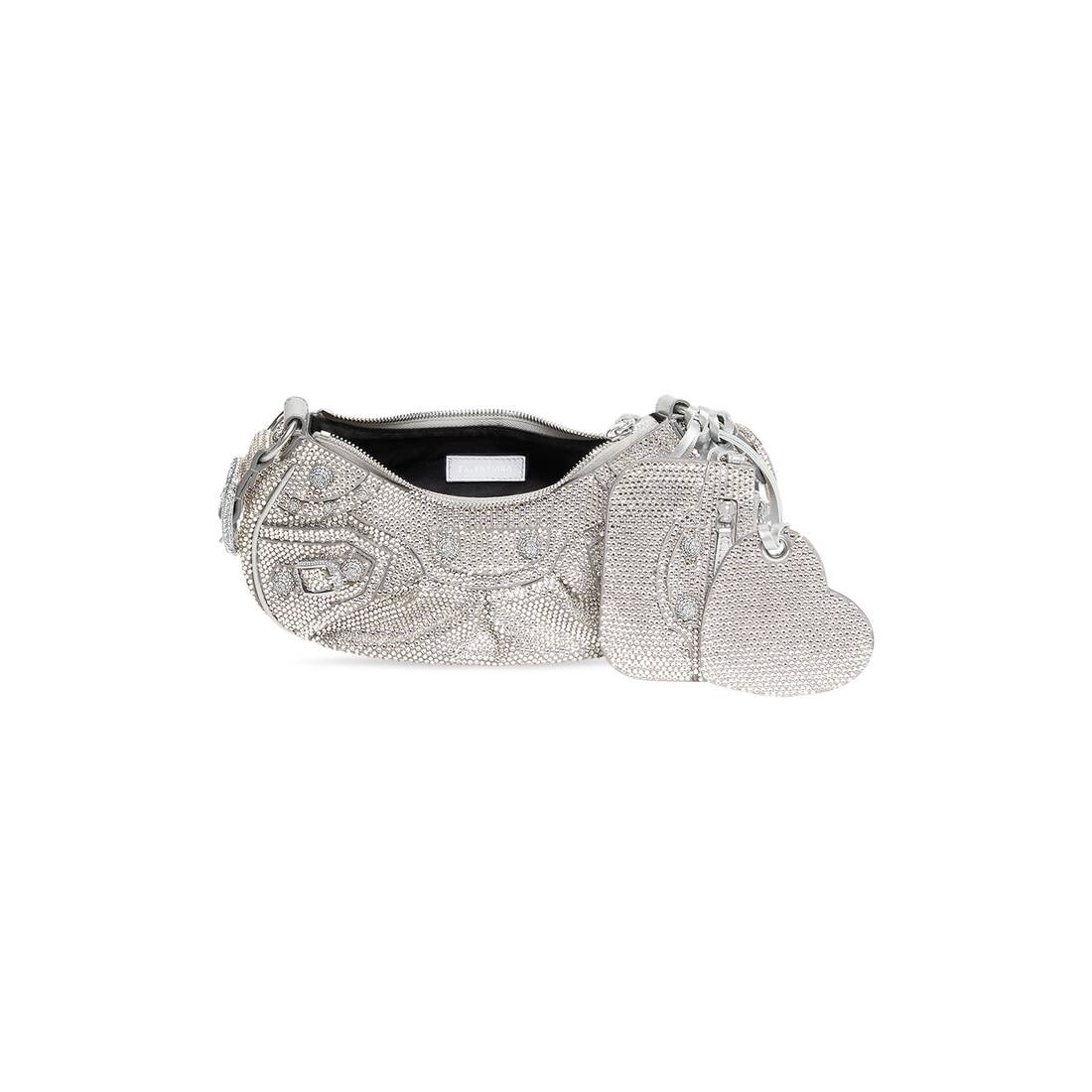 le cagole xs shoulder bag with rhinestones - 7